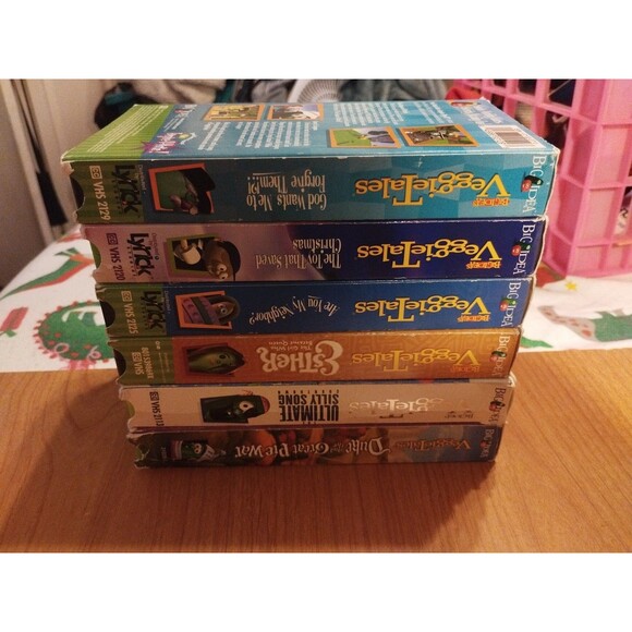 VeggieTales VHS Tapes Lot Of 6.  Big Idea. Christian - Picture 3 of 6